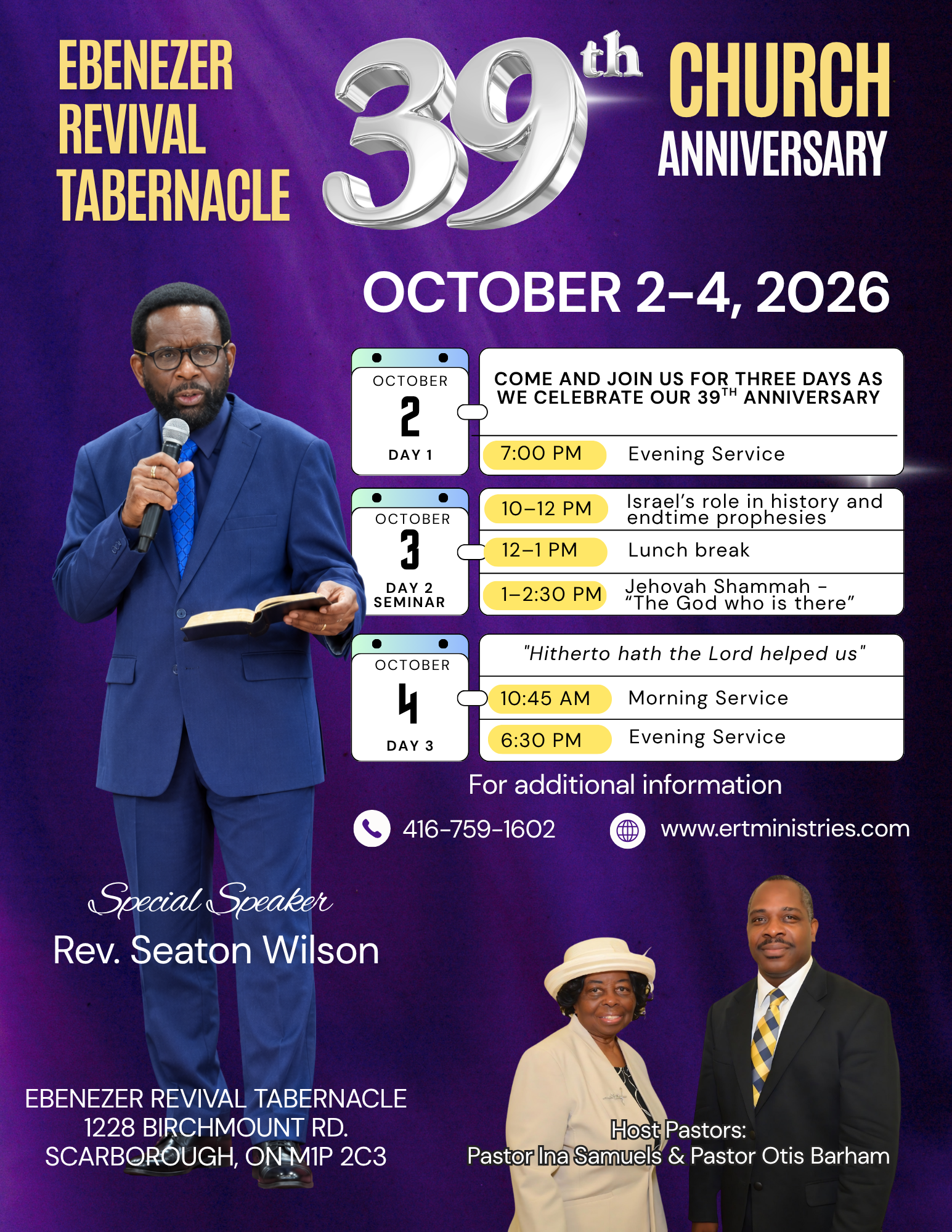 39th Church Anniversary
